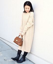 liflattie ships | liflattie ships:7Gアゼボートネックワンピース◇(ワンピース)