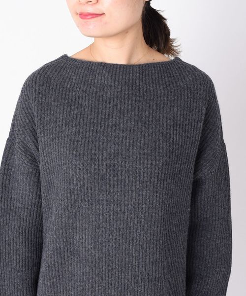 liflattie ships(リフラティ シップス)の「liflattie ships:7Gアゼボートネックワンピース◇(ワンピース・レディース・ダークグレー/ベージュ/ラベンダー・ONE SIZE)」の16枚目の写真