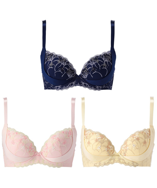 Triumph(トリンプ)の「天使のブラ スリムライン474 ブラジャーTR474 WHU(ブラジャー・レディース・ピンク/イエロー/ブルー・C70/D70/C75/D75/E75/B65/B70/B75/E65/E70/F75/D90/E80/D85/E85/E95/C65/D65/F70/F80/C90/C95/C80/D80/C85/D95/E90)」の9枚目の写真