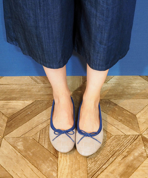 あしながおじさん（アシナガオジサン）の「〈あしながおじさん〉　大人気バレエシューズ（バレエシューズ・レディース・チェック/パイソン/レッド/レオパード/ゼブラ・23.0cm/22.5cm/24.5cm/24.0cm/23.5cm/25.0cm/22.0cm）」の10枚目の写真