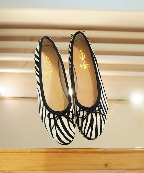 あしながおじさん（アシナガオジサン）の「〈あしながおじさん〉　大人気バレエシューズ（バレエシューズ・レディース・チェック/パイソン/レッド/レオパード/ゼブラ・23.0cm/22.5cm/24.5cm/24.0cm/23.5cm/25.0cm/22.0cm）」の20枚目の写真