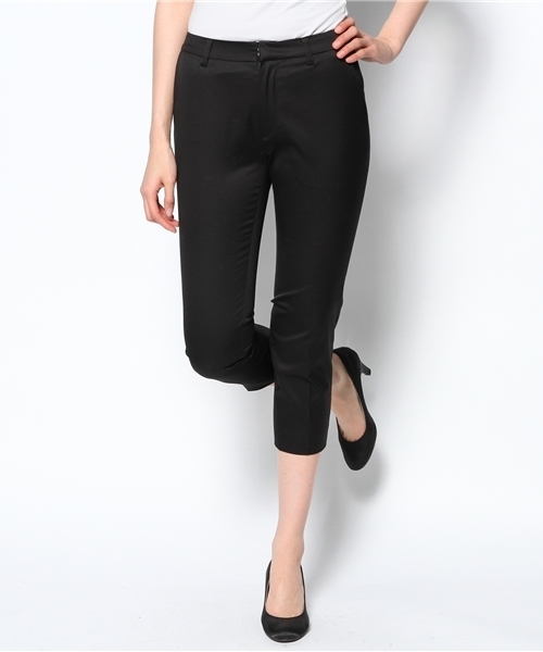 BEAMS LIGHTS Women's（ビームスライツ ウィメンズ）の「◎BEAMS LIGHTS / センタープレスパンツ（その他パンツ・レディース・ホワイト/ブラック/グリーン/ネイビー・36/40/38）」の3枚目の写真