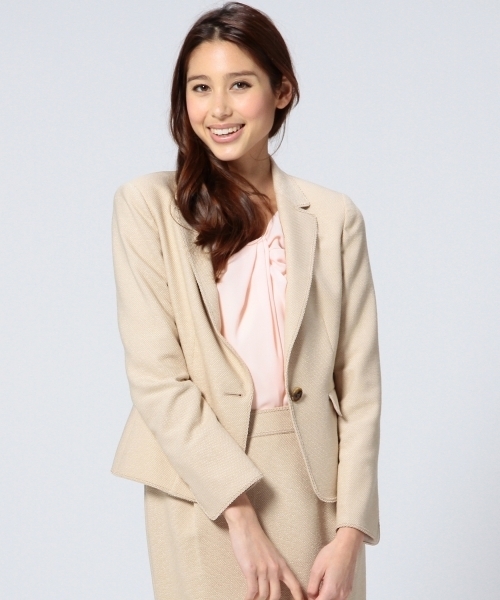 UNITED ARROWS（ユナイテッドアローズ）の「○UAB T/R BUTCHER ジャケット S ◆（テーラードジャケット・レディース・グレー/ベージュ/ネイビー・36/40/38）」の19枚目の写真