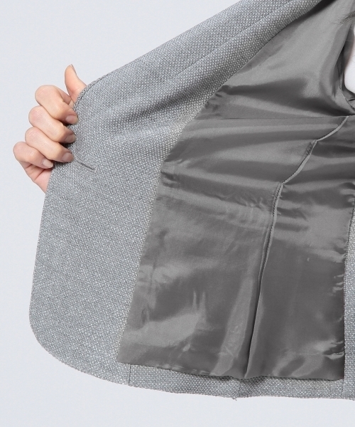 UNITED ARROWS（ユナイテッドアローズ）の「○UAB T/R BUTCHER ジャケット S ◆（テーラードジャケット・レディース・グレー/ベージュ/ネイビー・36/40/38）」の5枚目の写真