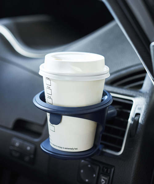 JKM（ジェイケイエム）の「JKM ラバーサポートドリンクホルダー（アウトドアグッズ・レディース・ネイビー/ダークグレー/オリーブドラブ・ONE SIZE）」の4枚目の写真