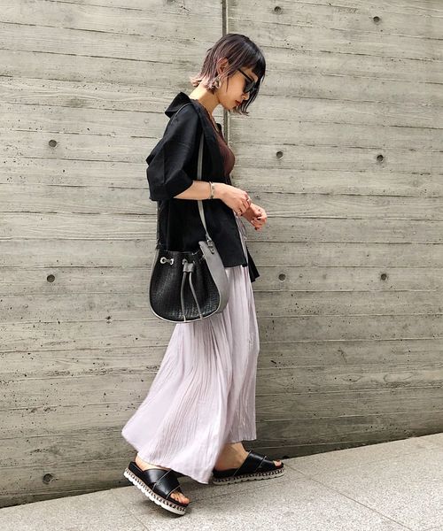 PAGEBOY（ページボーイ）の「アサコンBIGシャツSS（シャツ/ブラウス・レディース・ライトベージュ/ブラウン/カーキ/ブラック・FREE）」の17枚目の写真