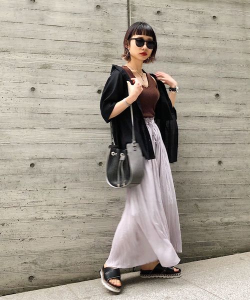 PAGEBOY（ページボーイ）の「アサコンBIGシャツSS（シャツ/ブラウス・レディース・ライトベージュ/ブラウン/カーキ/ブラック・FREE）」の16枚目の写真