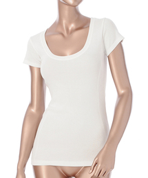 DURAS | シンプルUネックTシャツ(Tシャツ/カットソー)