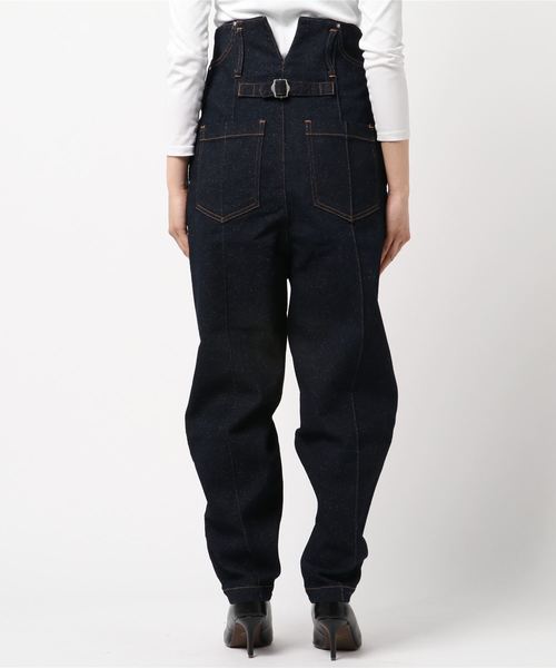 RITO（リト）の「【RITO】HIGH WASTED TACK DENIM PANTS（デニムパンツ・レディース・ネイビー・36）」の2枚目の写真