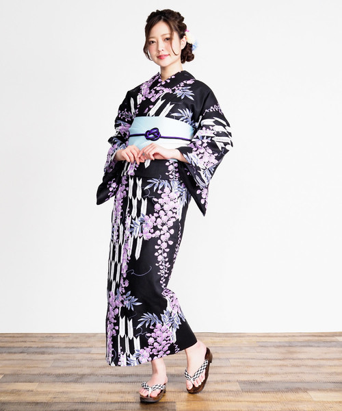 shopnikoniko（ショップニコニコ）の「雑誌掲載　セブンティーン掲載　フェイス浴衣今だけ4点セット（浴衣・レディース・A/B/C/D/E/F/G/H・フリー）」の5枚目の写真