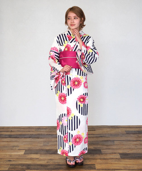 PONちゃん【プロフ必読ください】　浴衣2点セット 浴衣セット セット 浴衣[品番：PV000003052]｜PourVous（プールヴー