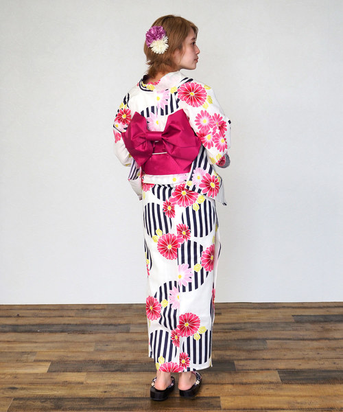 shopnikoniko（ショップニコニコ）の「雑誌掲載　セブンティーン掲載　フェイス浴衣今だけ4点セット（浴衣・レディース・A/B/C/D/E/F/G/H・フリー）」の11枚目の写真