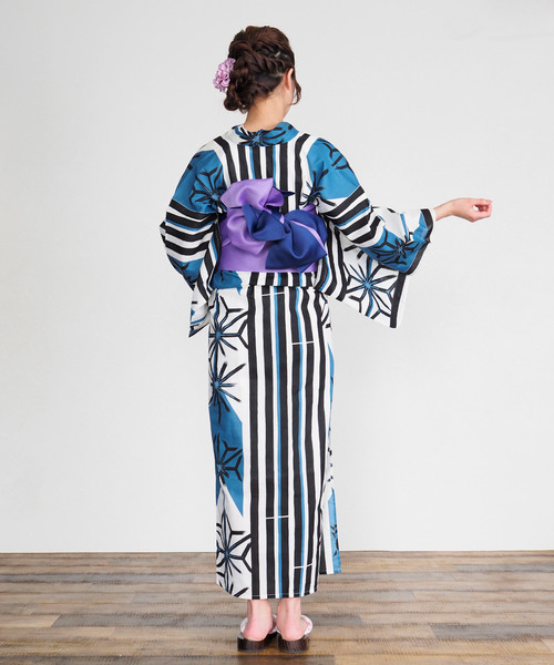 雑誌掲載 セブンティーン掲載 フェイス浴衣今だけ4点セット（浴衣