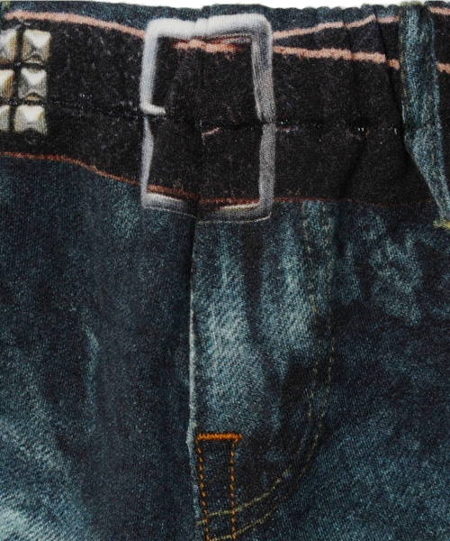 HYSTERIC MINI（ヒステリックミニ）の「BABY simple rock “LIKE A  bloomers (1分丈)”（その他パンツ・キッズ・インディゴブルー・FREE）」の3枚目の写真