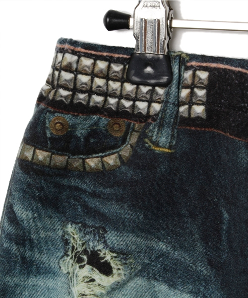 HYSTERIC MINI（ヒステリックミニ）の「BABY simple rock “LIKE A  bloomers (1分丈)”（その他パンツ・キッズ・インディゴブルー・FREE）」の2枚目の写真