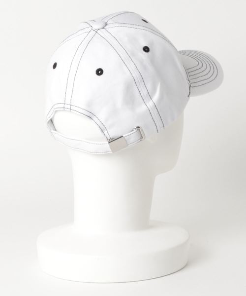 WEGO（ウィゴー）の「WEGO/ステッチベースボールキャップ（キャップ・メンズ・ブラック/ホワイト・FREE）」の10枚目の写真