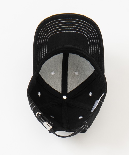 WEGO（ウィゴー）の「WEGO/ステッチベースボールキャップ（キャップ・メンズ・ブラック/ホワイト・FREE）」の5枚目の写真