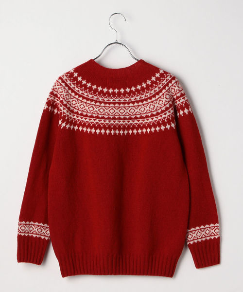 Hurley (ハーレー)の「HARLEY:フェアアイルシェットランドニット(ニット/セーター・レディース・ホワイト/ライトグレー/ブラック/レッド/ブルー系その他・ONE SIZE)」の6枚目の写真