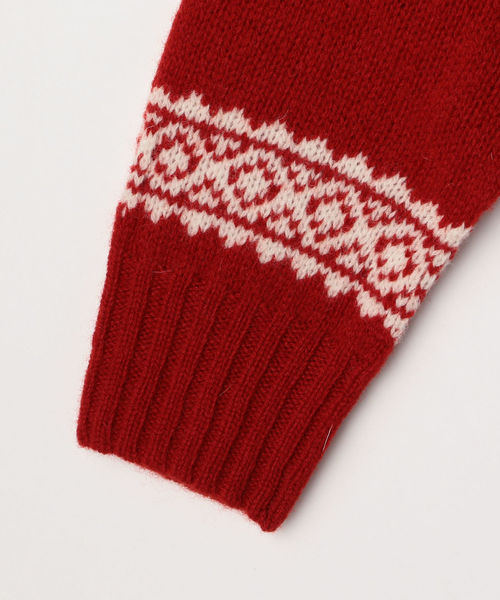 Hurley (ハーレー)の「HARLEY:フェアアイルシェットランドニット(ニット/セーター・レディース・ホワイト/ライトグレー/ブラック/レッド/ブルー系その他・ONE SIZE)」の8枚目の写真