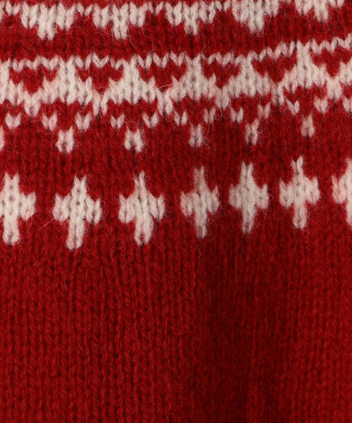 Hurley (ハーレー)の「HARLEY:フェアアイルシェットランドニット(ニット/セーター・レディース・ホワイト/ライトグレー/ブラック/レッド/ブルー系その他・ONE SIZE)」の10枚目の写真