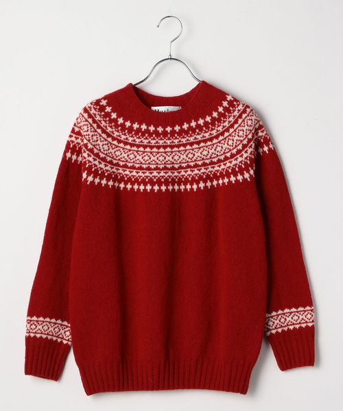 Hurley (ハーレー)の「HARLEY:フェアアイルシェットランドニット(ニット/セーター・レディース・ホワイト/ライトグレー/ブラック/レッド/ブルー系その他・ONE SIZE)」の16枚目の写真