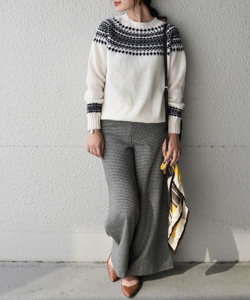 Hurley (ハーレー)の「HARLEY:フェアアイルシェットランドニット(ニット/セーター・レディース・ホワイト/ライトグレー/ブラック/レッド/ブルー系その他・ONE SIZE)」の17枚目の写真