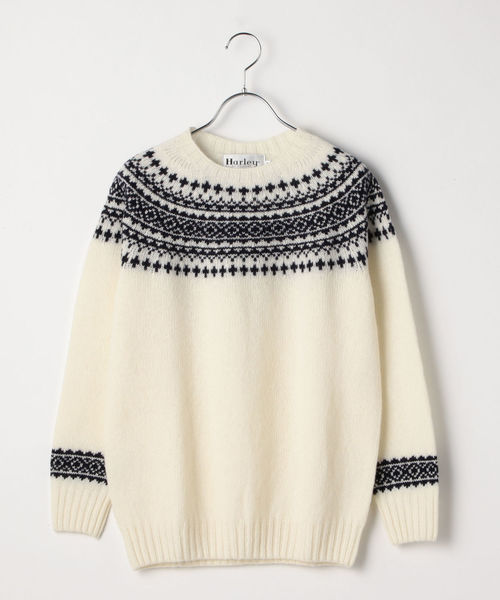 Hurley (ハーレー)の「HARLEY:フェアアイルシェットランドニット(ニット/セーター・レディース・ホワイト/ライトグレー/ブラック/レッド/ブルー系その他・ONE SIZE)」の18枚目の写真