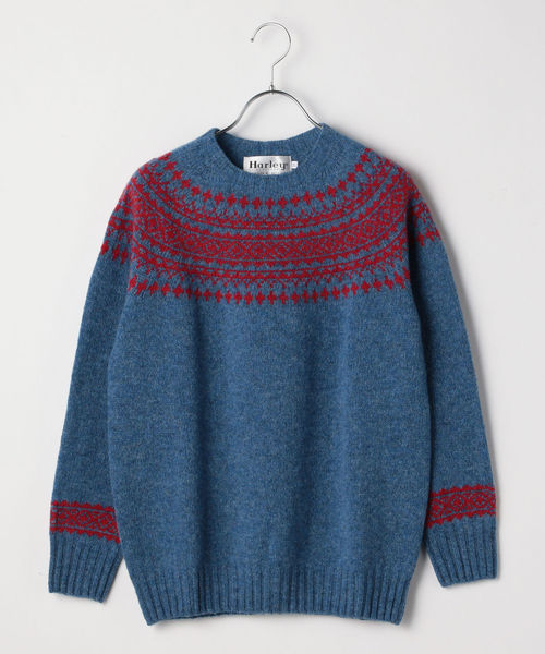 Hurley (ハーレー)の「HARLEY:フェアアイルシェットランドニット(ニット/セーター・レディース・ホワイト/ライトグレー/ブラック/レッド/ブルー系その他・ONE SIZE)」の22枚目の写真