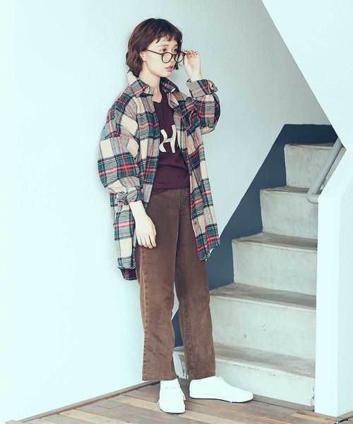 Zoff（ゾフ）の「柴田紗希モデル｜Zoff CLASSIC Girls Collection｜ボストン型めがね（メガネ・レディース・ブラック/ブラウン/グリーン・FREE）」の8枚目の写真