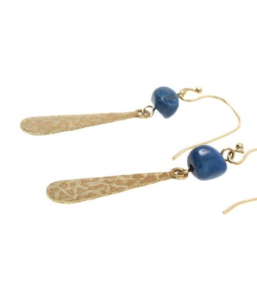 OUTLET（アウトレット）の「【ear PAPILLONNER】ナバホロングピアス（ピアス（両耳用）・レディース・ネイビー・FREE）」の4枚目の写真