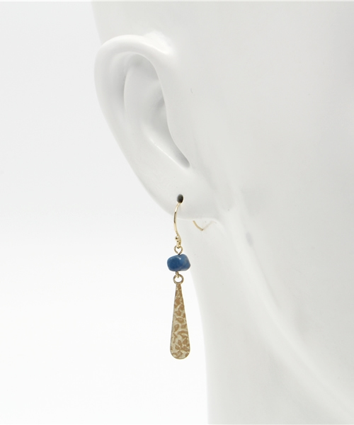 OUTLET（アウトレット）の「【ear PAPILLONNER】ナバホロングピアス（ピアス（両耳用）・レディース・ネイビー・FREE）」の3枚目の写真