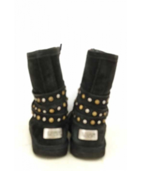 美品⭐️UGG アグ　ムートンブーツ　スタッズ　ブラック　22cm ブランド古着】スタッズムートンブーツ（ブーツ）｜UGG（アグ