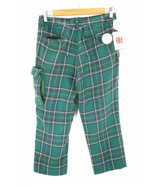 アンダーカバー UNDERCOVER シャツ巻き ドッキング チェックパンツ L 高橋循 アンダーカバー undercoverism シャツ巻きチェックパンツ