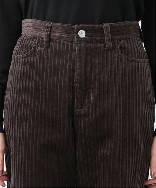 JOURNAL STANDARD relume（ジャーナルスタンダード　レリューム）の「コーデュロイストレートパンツ◆（その他パンツ・レディース・アイボリー/ブラウン/ライトグレー・40/38/36）」の9枚目の写真