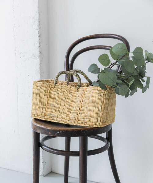 URBAN RESEARCH DOORS(アーバンリサーチドアーズ)の「アフリカンスクエア ストロー横長かごM(インテリア雑貨・レディース・その他・MEDIUM)」の16枚目の写真