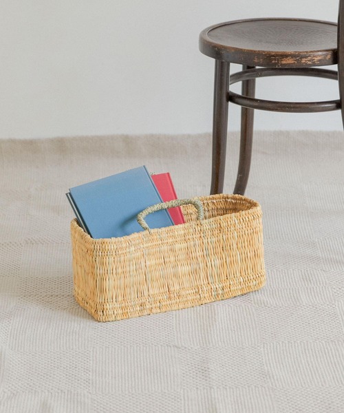 URBAN RESEARCH DOORS(アーバンリサーチドアーズ)の「アフリカンスクエア ストロー横長かごM(インテリア雑貨・レディース・その他・MEDIUM)」の13枚目の写真