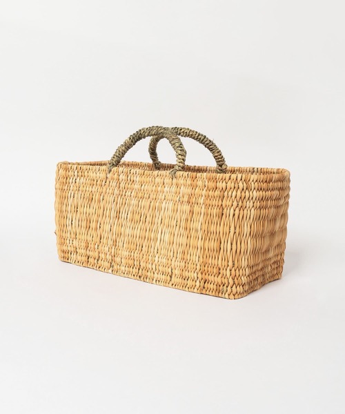 URBAN RESEARCH DOORS(アーバンリサーチドアーズ)の「アフリカンスクエア ストロー横長かごM(インテリア雑貨・レディース・その他・MEDIUM)」の5枚目の写真
