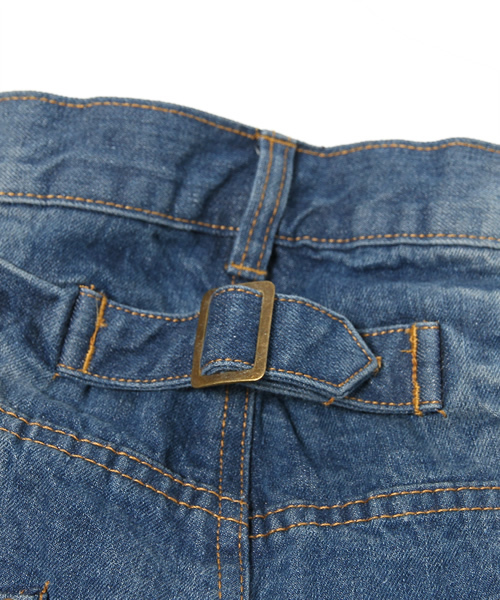 and it_（アンドイット）の「深ゆるまたサルエルデニムパンツ（デニムパンツ・レディース・ブルー/ネイビー/その他2/その他1/ホワイト/ワンウォッシュ・M/L/2L/3L/4L/SMALL/S）」の12枚目の写真