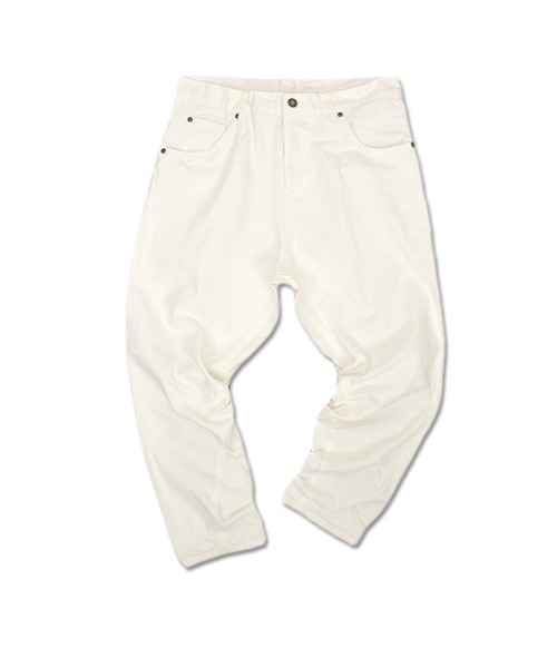 and it_（アンドイット）の「深ゆるまたサルエルデニムパンツ（デニムパンツ・レディース・ブルー/ネイビー/その他2/その他1/ホワイト/ワンウォッシュ・M/L/2L/3L/4L/SMALL/S）」の16枚目の写真