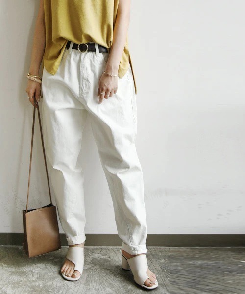 and it_（アンドイット）の「深ゆるまたサルエルデニムパンツ（デニムパンツ・レディース・ブルー/ネイビー/その他2/その他1/ホワイト/ワンウォッシュ・M/L/2L/3L/4L/SMALL/S）」の22枚目の写真