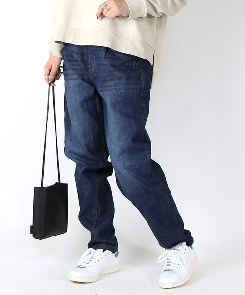 ★送料無料★✨SOU・SOU　岡田縫工所 デニム風 ヒッコリー サルエルパンツ c1147_03.jpg