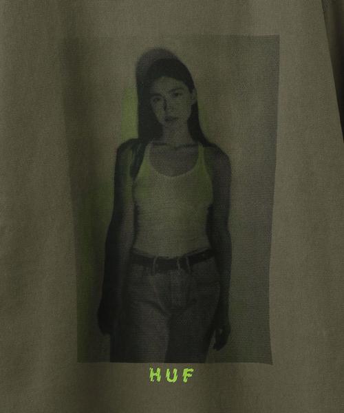 HUF(ハフ)の「▲HUF × UNITED ARROWS & SONS DOWNHILL-2 FLEECE CREW SWEAT(スウェット・メンズ・ブラック/ホワイト/オリーブ・LARGE/MEDIUM/SMALL/X-LARGE)」の7枚目の写真