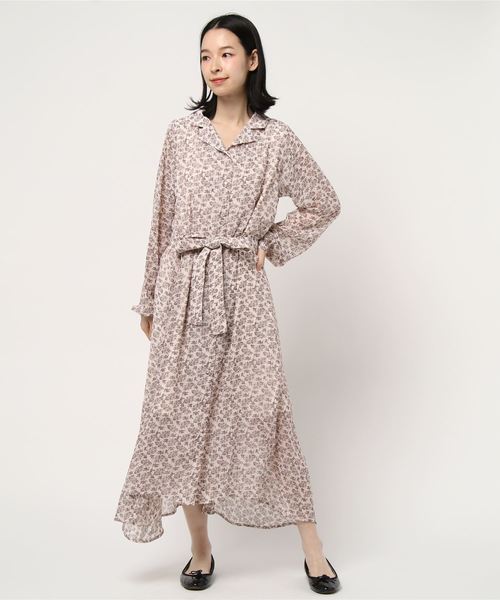 Nicoron ニコロン の アソート柄ウエストマークワンピース ワンピース Wear