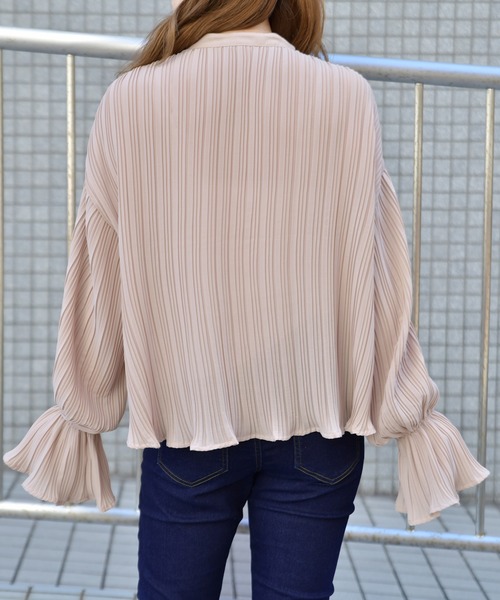 PairPair（ペアペア）の「キャンディスリーブプリーツブラウス（シャツ/ブラウス・レディース・その他/モカ/ライトベージュ・FREE）」の22枚目の写真