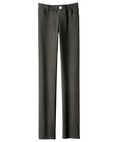 BELLUNA PLUS(ベルーナ)の「美ストレッチ素材レギンスパンツ股下68cm(その他パンツ・レディース・ブラック/インディゴブルー/アイボリー/モカ/ミント/チャコール/ライトベージュ/レッド/カーキ/モスグリーン/マスタード/パープル系その他/キャメル/オフホワイト/ライトイエロー/イエロー/ワイン/ケミカルウォッシュ/ブラウン系その他/イエロー系その他/グレー系その他/グリーン系その他/グリーン/レモンイエロー/ライトブルー/オリーブ・SMALL/LARGE/X-LARGE/MEDIUM)」の8枚目の写真