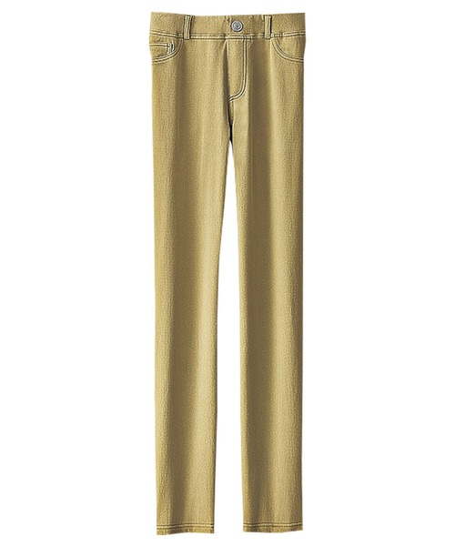 BELLUNA PLUS(ベルーナ)の「美ストレッチ素材レギンスパンツ股下68cm(その他パンツ・レディース・ブラック/インディゴブルー/アイボリー/モカ/ミント/チャコール/ライトベージュ/レッド/カーキ/モスグリーン/マスタード/パープル系その他/キャメル/オフホワイト/ライトイエロー/イエロー/ワイン/ケミカルウォッシュ/ブラウン系その他/イエロー系その他/グレー系その他/グリーン系その他/グリーン/レモンイエロー/ライトブルー/オリーブ・SMALL/LARGE/X-LARGE/MEDIUM)」の21枚目の写真