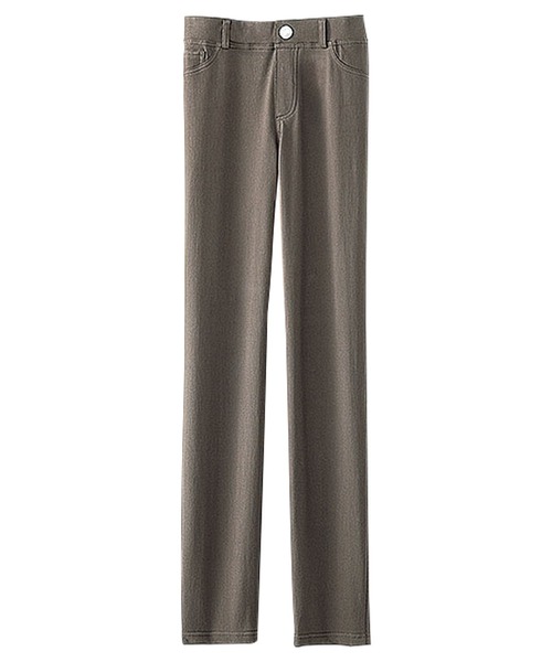 BELLUNA PLUS(ベルーナ)の「美ストレッチ素材レギンスパンツ股下68cm(その他パンツ・レディース・ブラック/インディゴブルー/アイボリー/モカ/ミント/チャコール/ライトベージュ/レッド/カーキ/モスグリーン/マスタード/パープル系その他/キャメル/オフホワイト/ライトイエロー/イエロー/ワイン/ケミカルウォッシュ/ブラウン系その他/イエロー系その他/グレー系その他/グリーン系その他/グリーン/レモンイエロー/ライトブルー/オリーブ・SMALL/LARGE/X-LARGE/MEDIUM)」の7枚目の写真