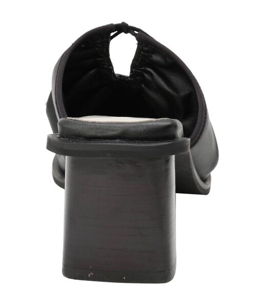 EMODA（エモダ）の「ギャザーカバーサボ（サンダル・レディース・ブラック/ブラウン・SMALL/MEDIUM/LARGE）」の5枚目の写真