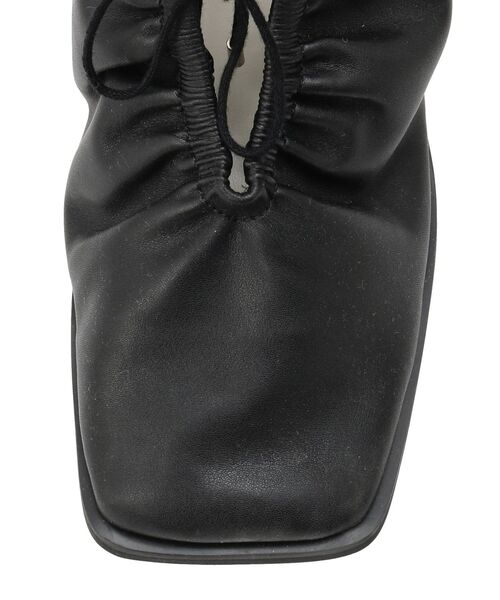 EMODA（エモダ）の「ギャザーカバーサボ（サンダル・レディース・ブラック/ブラウン・SMALL/MEDIUM/LARGE）」の8枚目の写真