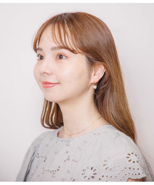 flower（フラワー）の「ペルルノワピアス（ピアス（片耳用）・レディース・ゴールド・FREE）」の9枚目の写真